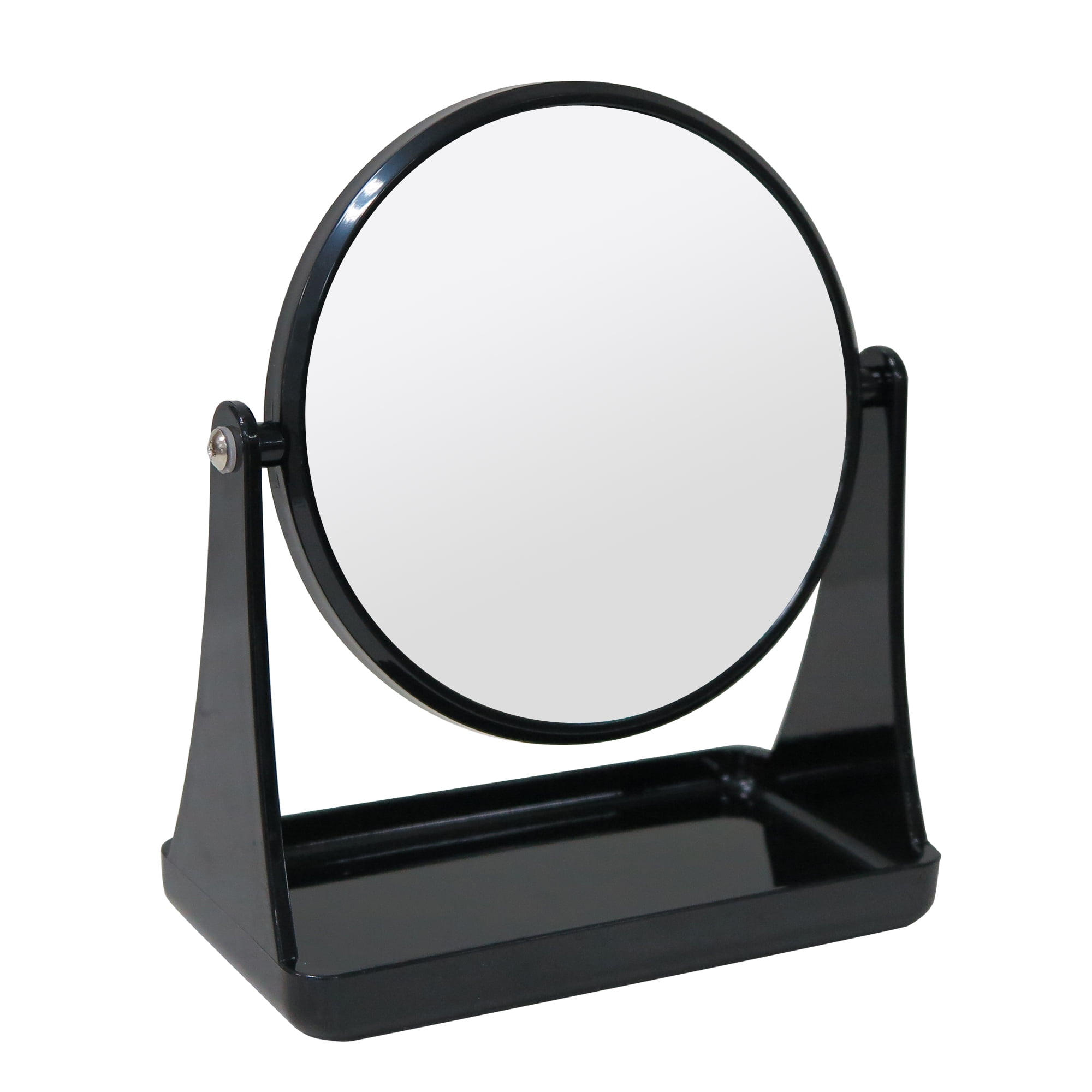 Mainstays Double Sided Vanity Mirror Black Walmart Com