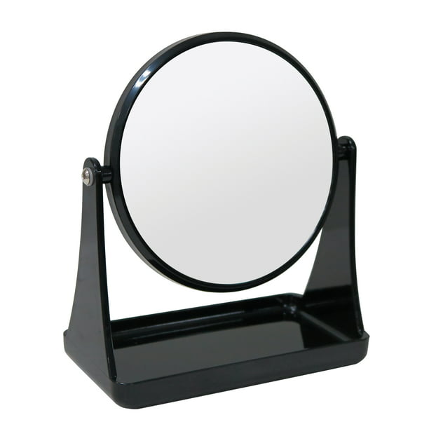 Mainstays Double Sided Vanity Mirror, Gala Xl Led Lighted Vanity Mirror With Storage