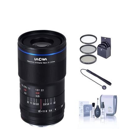 UPC: 0192223181472 | Laowa 100mm f/2.8 Manual Aperture 2x Ultra Macro APO Lens for Canon EF  Bundle with ProOptic 67mm Filter Kit  Cleaning Kit  Lens Cap Tether