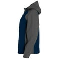 thumbnail image 4 of Holloway Sportswear 2XL Womens Raider Softshell Jacket Carbon Print/Navy 229357, 4 of 4