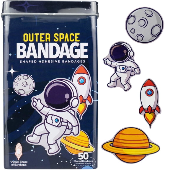 BioSwiss Outer Space Bandages, 50 Count