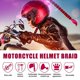 thumbnail image 2 of Motocicletas Gradient Ramp Casco Decorar Trenzas Retro Moto Casco Trenzas, 2 of 7