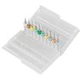 thumbnail image 1 of Juego De Brocas Micro Brocas De Carburo De Tungsteno Juego De Brocas De Tallado Práctico Kit De Hardware Con Caja De Almacenamiento Para Placa De Circuito Pcb Taladro Eléctrico,10 Uds Brocas seitruly TO004731-00, 1 of 6