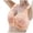 Pink, variant on Wdgfv Daisy Lace Bras for Women Front Closure No Underwire Comfort Senior Wireless Snap Closing Bra Beige 42