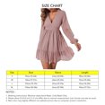 thumbnail image 3 of Vestido De Primavera Verano, Vestido Con Cuello En V Resistente A Las Arrugas Para La Playa ANGGREK No, 3 of 6