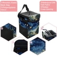 thumbnail image 2 of Starry Plants Foldable Mini Trash Can Car Trash Can with Lid Leak-Proof Hanging Storage Bag for Car, 2 of 6