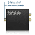 thumbnail image 2 of 192KHz Digital to Analog Audio Converter, Toslink Optical to 3.5mm Adapter for PS 4 HD DVD Home Theater System, 2 of 5