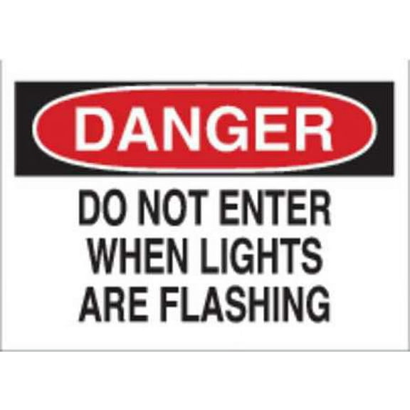 brady 22086 danger sign, 10 x 14in, r and bk/wht, eng