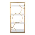 thumbnail image 5 of LumiSource Gold Metal, White MDF Constellation Bookcase, 5 of 7