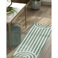 thumbnail image 3 of Unique Loom Whimsy Kids Collection Area Rug - Lines (2' x 6' 1" Runner Soft Green/Ivory), 3 of 9
