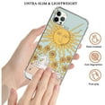thumbnail image 2 of The Sun Tarot Card Case for iPhone 12 Pro Max,Aesthetic Art Design Pattern TPU Shock-proof Cover Case, 2 of 4