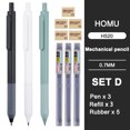 thumbnail image 1 of 0.5mm/0.7mm Simple Automatic Pencil Student‘s Press Type Automatic Pen Can Replace Lead Lead Movable Pencil, 1 of 7