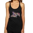 thumbnail image 1 of Tired Sleeping Cat | I Wish I Was My Cat Funny Colorful Kitty | Dean Russo Art Animal Lover Tri-Blend Racerback Tank Top, Vintage Black, Large, 1 of 6