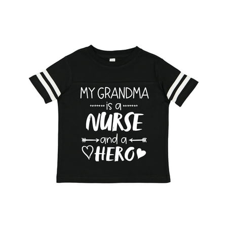 

Inktastic My Grandma is a Nurse and a Hero Gift Toddler Boy or Toddler Girl T-Shirt