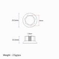 thumbnail image 4 of 3 Piezas Efectos de Guitarra Pomo de Control de Tono de Volumen de Pedal Eje 6mm Yuyangstore Perilla del potenciómetro, 4 of 8