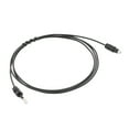 thumbnail image 1 of Yeacher Câble Audio Plaqué Or Toslink vers Mini Toslink à Fibre Optique Numérique vers Interface Ronde 3,5 mm 150 cm (Noir), 1 of 7