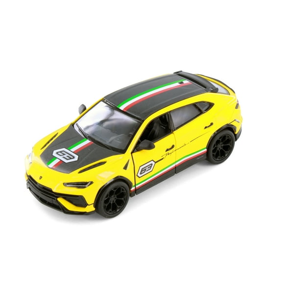 Lamborghini Urus Performante, Yellow - Kinsmart 5447DF - 1/40 Scale Diecast Model Car