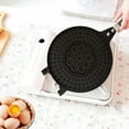 thumbnail image 5 of Non Stick Egg Roll Maker Aluminum Crepe and Waffle Press with Floral Design for Home Baking Breakfast Dessert Cooking Tool, 5 of 6