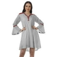 thumbnail image 1 of Moomaya Robes de Plage Imprimées Femmes Robe Aguichant Brodée Mini Robes Femmes, 1 of 4