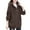 Coffee, variant on Women Winter Hoodie, Thick Fleece, Drawstring Hooded, Outerwear, Full Sleeves, Zipper Closure, Windproof, Cardigan, Jacket, Pockets