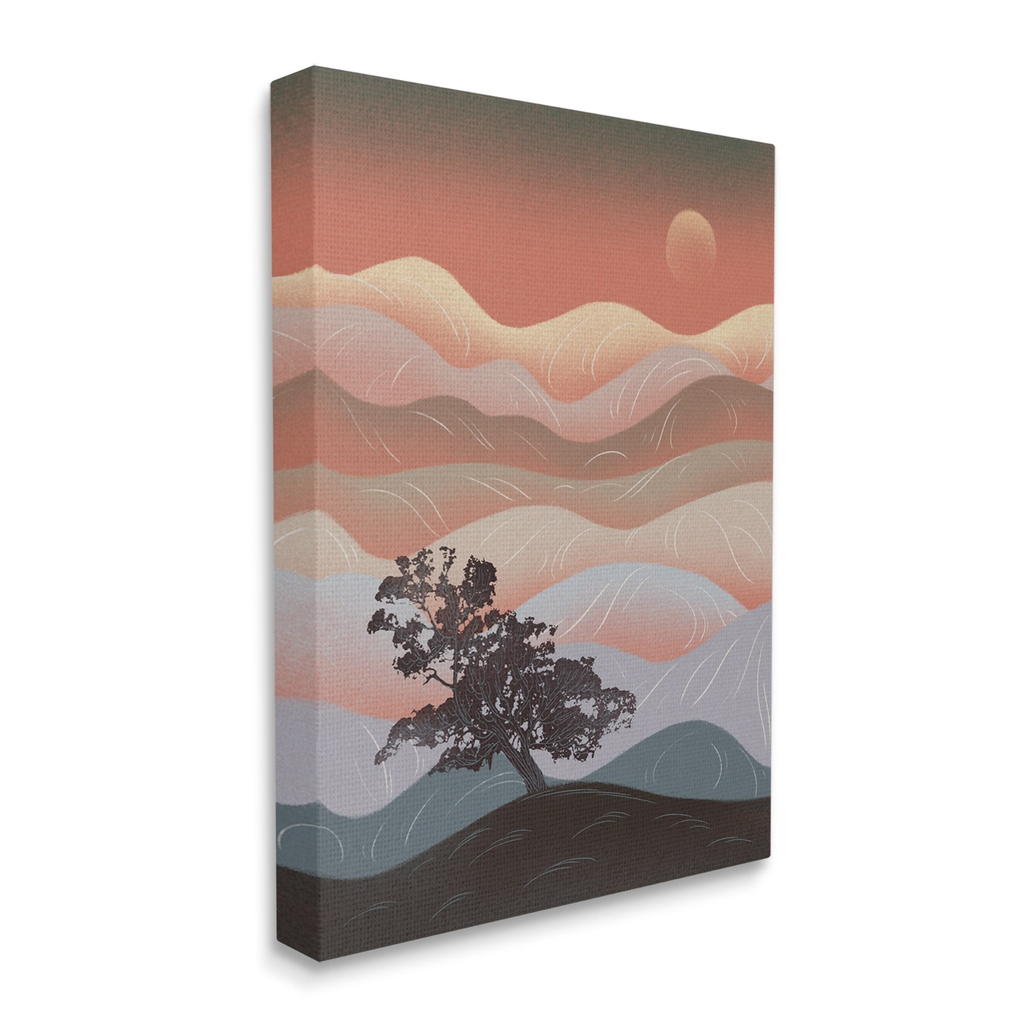 Stupell Industries Savanna Tree Sprout Breezy Desert Dunes at Dawn,30 x 40, Design by Ziwei Li