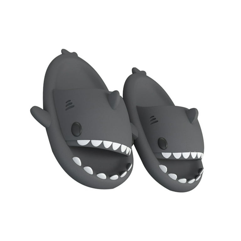 【新品未開封】Shark FlexStyleHD434JSL Unisex Shark Slides Non-Slip Novelty Open Toe Sandals Cute