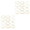 thumbnail image 1 of Guardurnaity 12 piezas cadena tobillera Universal aleación duradera estilo bohemio pie sandalia joyería tobillo pulseras para mujeres niñas fiesta boda Serie 1 2piezas Guardurnaity CBP451907, 1 of 1