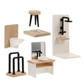 thumbnail image 2 of MRLESS Miniature Dollhouse Bathroom Furniture Set with Accessories, 1 Set Doll House Bathroom Decor and Furniture Pieces, 2 of 9