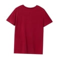 thumbnail image 3 of Camiseta de mujer con cuello redondo, ligera, básica, para vacaciones S, 3 of 7