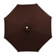 thumbnail image 1 of Sombrilla de jardín para exterior, superficie de sombrilla, sombrilla de poliéster, tela de repuesto, protección solar, tela a prueba de lluvia, superficie de tela de sombrilla de pilar, 1 of 6