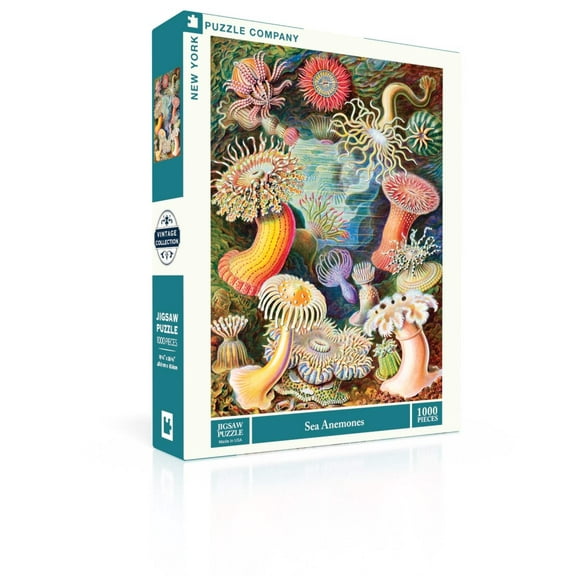 New York Puzzle Company Sea Anemones 1000 Piece Jigsaw Puzzle