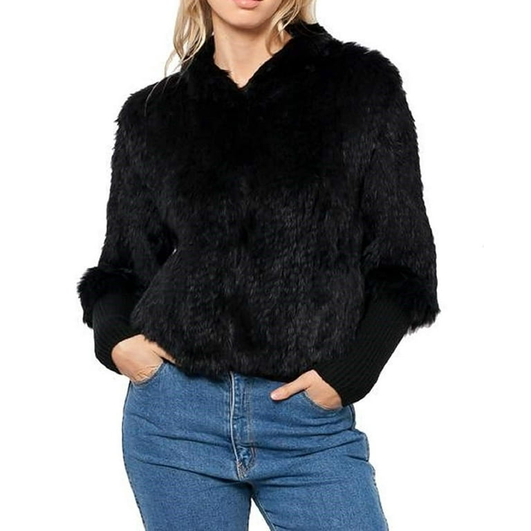 Love token rabbit 2025 fur jacket