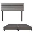 thumbnail image 1 of Box Base Cama King Size + Cabecera Londres Gris, 1 of 7