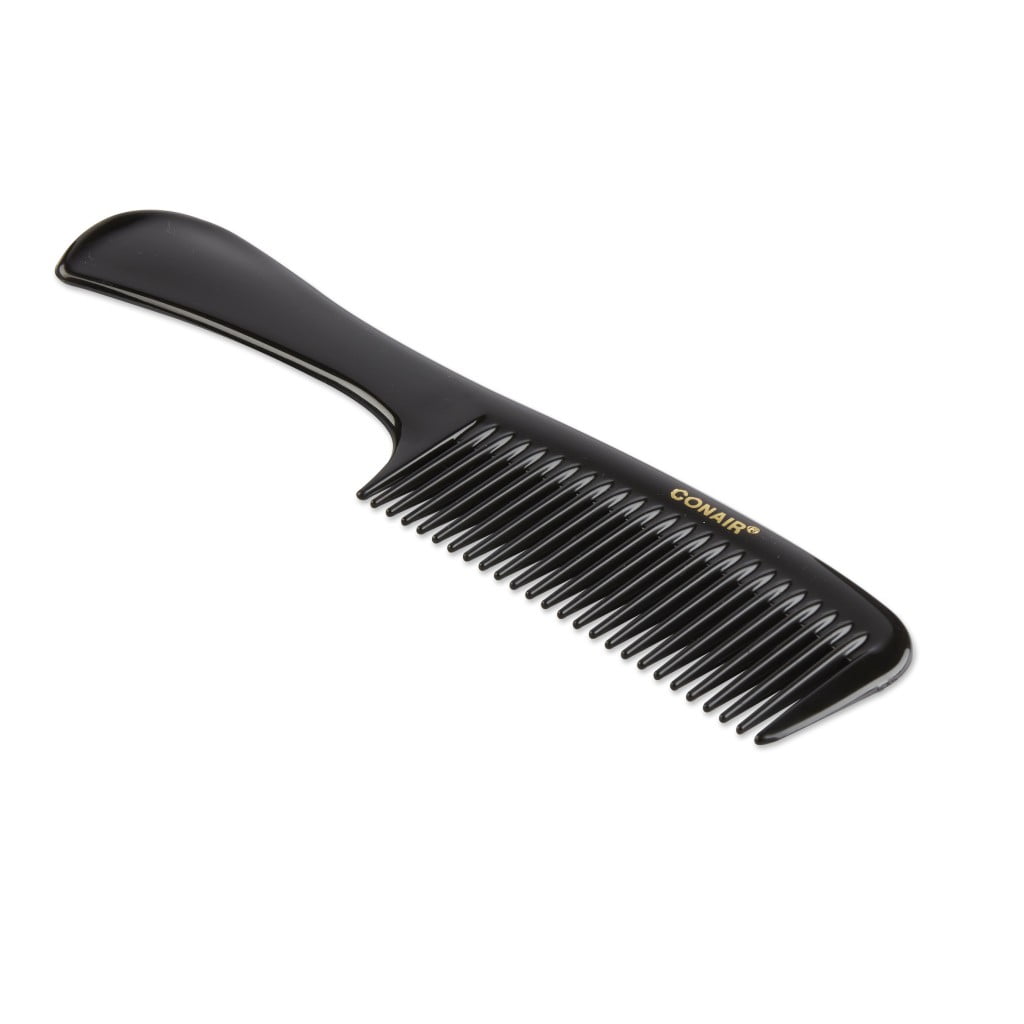Conair Detangle & Style All-Purpose Hair Comb, Black