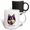 Multicolor, variant on 3drose, Alaskan Malamute Dog Breed. Colorful Painting Art. Cool Gift, 11oz Magic Transforming Mug