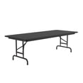 thumbnail image 3 of Correll Cfa3096Px-07 .75 Inch High-Pressure Top Folding Tables - Adjustable Height - Black Granite, 3 of 4