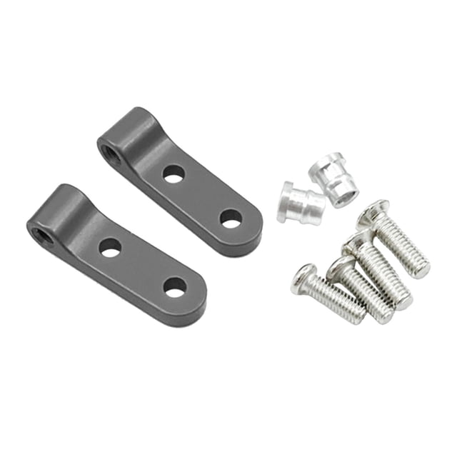 Amortiguador de aluminio ajustable para suspensión Tamiya WPL D12 D42 Wltoys Crawler titanio