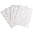 thumbnail image 1 of 3000-3D Crystal Self-Adhesive Hole Reinforcement Stickers, 1/4" Diameter, Non-Printable, 768 Labels Per Pack, 4-Packs - WHITE, 1 of 2