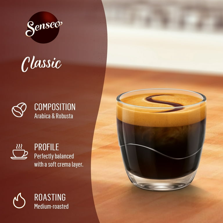 Senseo® Classic Coffee Pads, Dark Roast, Single Pack of 48 Pads 