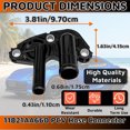 thumbnail image 3 of APPLAYERR Plastic PCV Hose Connector OEM Standard Structure For WRX 2015-2016 Automotive Engine Maintenance Parts, 3 of 7