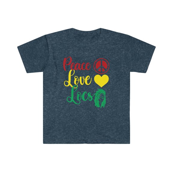 Peace Love Locs Black Owned Business Love My Hair Love Locs T-Shirt