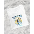 thumbnail image 2 of Bluey Sister Unisex T-shirt, Bluey Flower Toddler Kids Shirt, 2 of 3