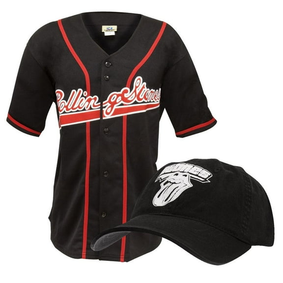 Rolling Stones - Tongue Baseball Jersey and Baseball Cap Combo