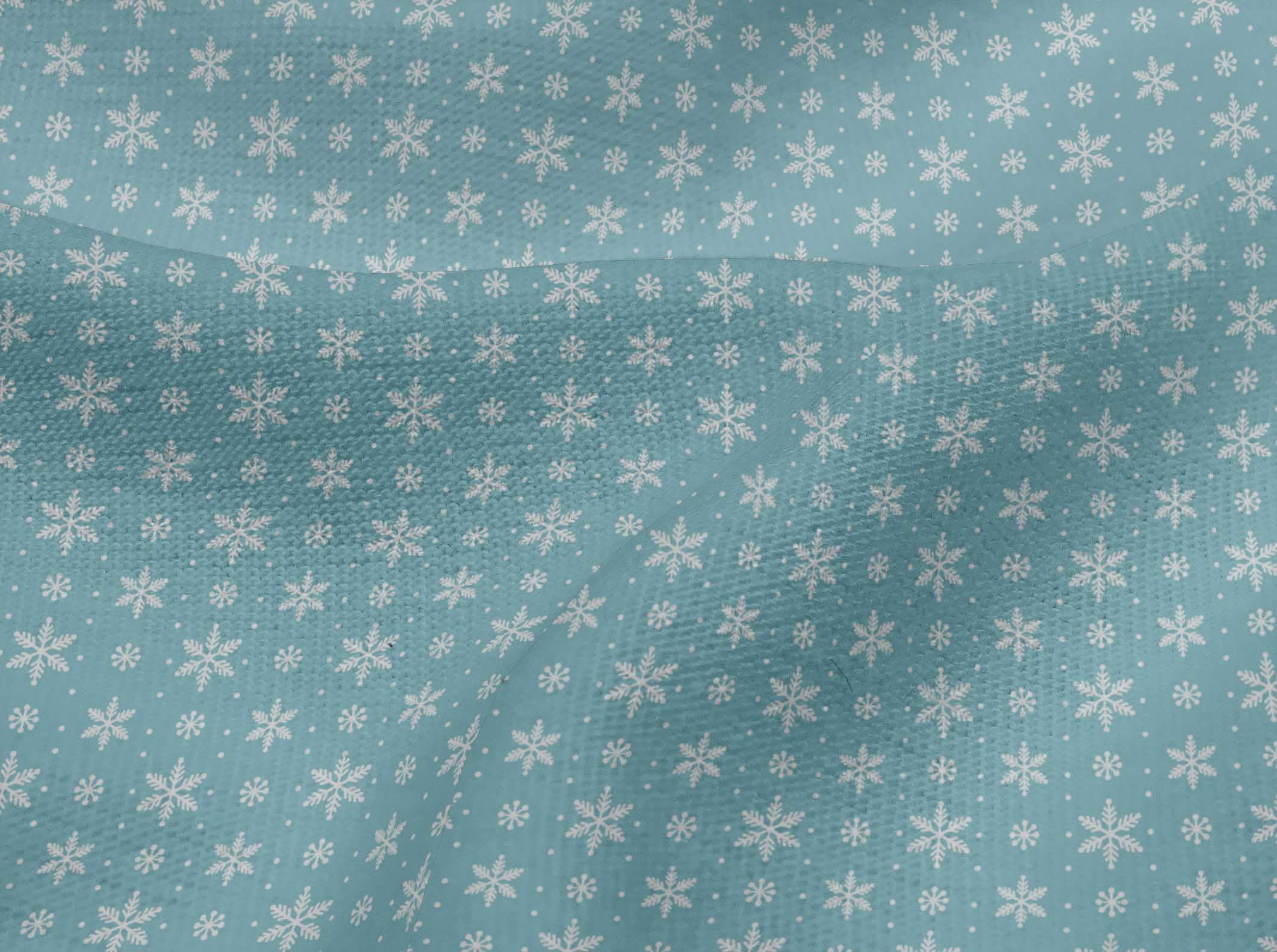 oneOone Viscose Jersey Grayish Blue Fabric Merry Christmas Sewing Material Print Fabric By The Yard 60 Inch Wide