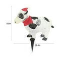 thumbnail image 2 of Upgrade Light up Animals Patio Christmas Penguin, Deer, Cow And Dog Decorations Sturdy Outdoor Lawn Ornament Christmas Decorations with Color Lights Rooster Garden Stakes for Ground Lawn, 2 of 3