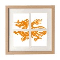 thumbnail image 1 of Année de Dragon Animal Chine Zodiac Cadre Mur Table Affichage 4 Ouvertures Image, 1 of 3