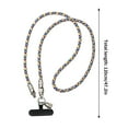 thumbnail image 2 of Vacemry TYPE-C Hanging Rope Charging Cable, Crossbody Wrist Strap Lanyard for Fast Charging Data Transfer, Personalized Phone Accessory for Keybag Backpack Travel Office Home Use, Zinc Alloy, 2 of 8
