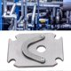 thumbnail image 2 of Piezas de compresor de aire, placa de válvula de compresor de aire, placa de válvula con forma de lengüeta, juego de accesorios de repuesto de metal 48 x 72 mm 1P2.5P3P4, 2 of 5