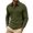 Army Green, variant on Polo Shirt Men Long Sleeve Button Tees Shirt Basic Black Mens Casual Clothing