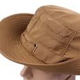 thumbnail image 3 of NMMUED Sun Hats for Men Women Bucket Hat Upf 50+ Boonie Hat Foldable Uv Protection Hiking Beach Fishing Summer Safari Orange One Size, 3 of 3